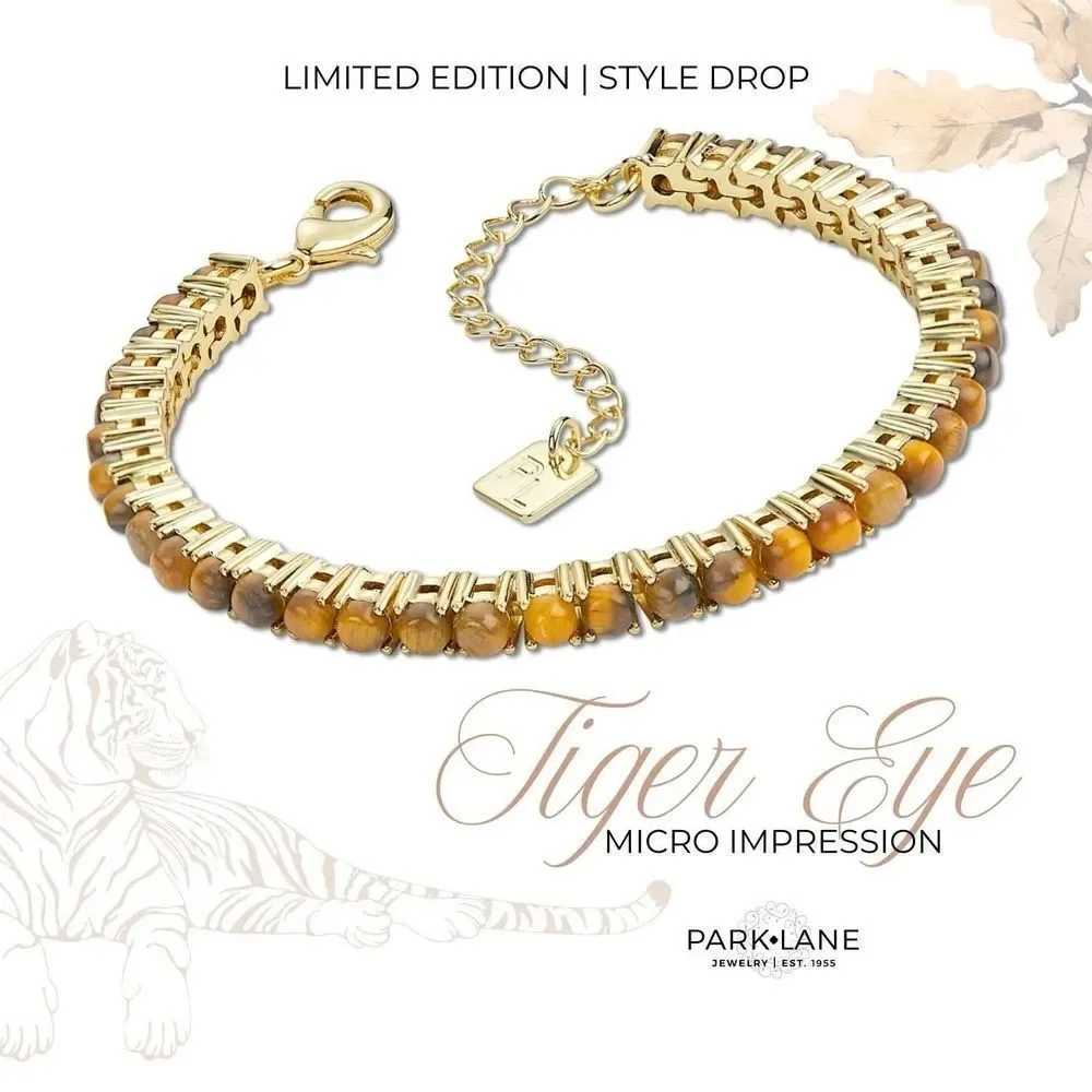 Park Lane Tigers Eye Mini Impression Bracelet